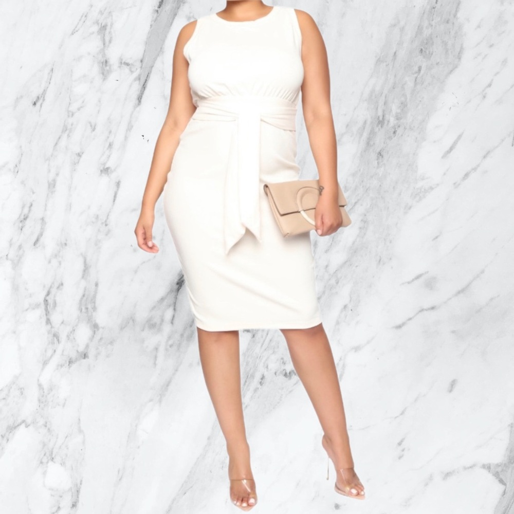 🆕  RIBBED MIDI DRESS
